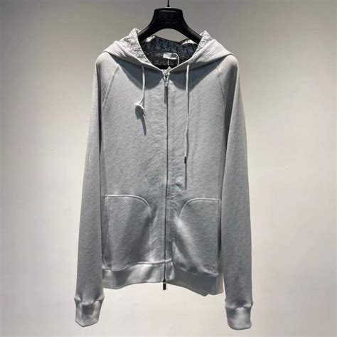 dior hoodie grey|christian dior hoodies.